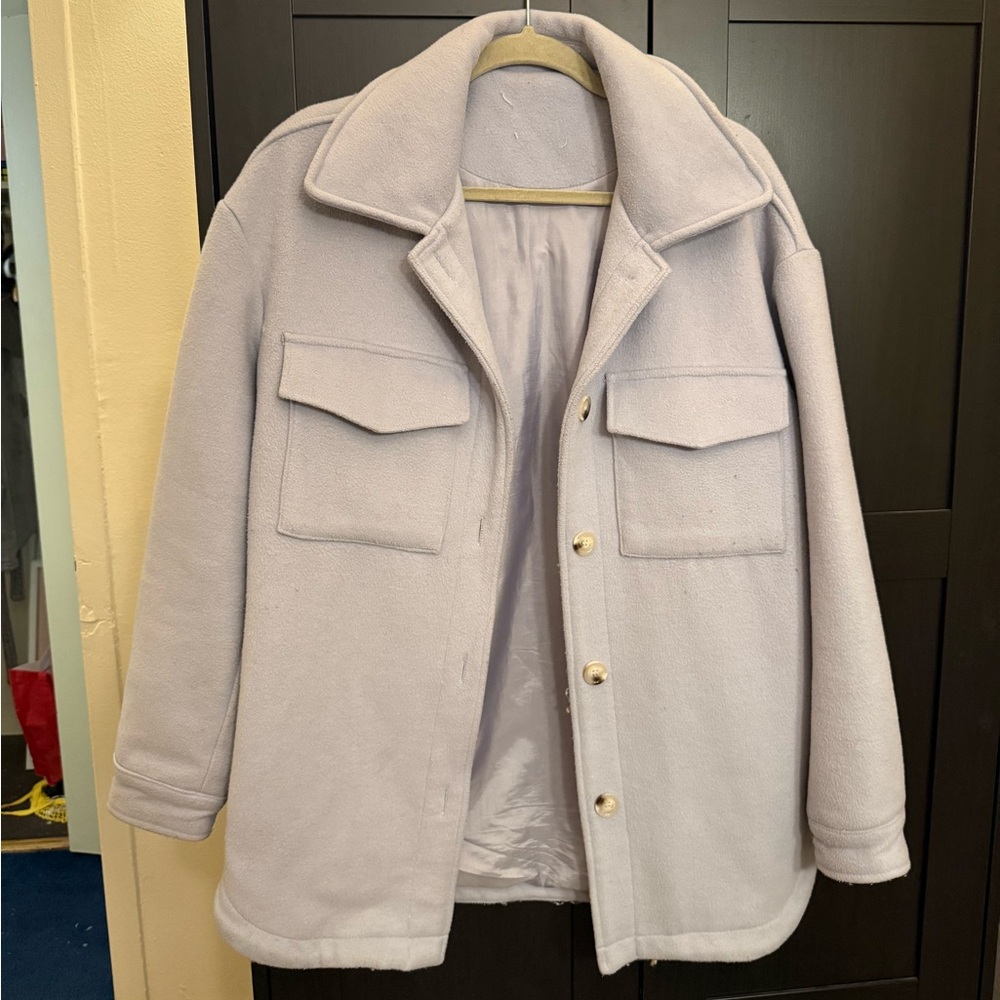 Line & Dot Light Purple Jacket